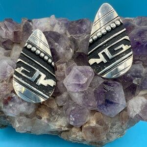 Old Pawn Navajo Sterling Earrings